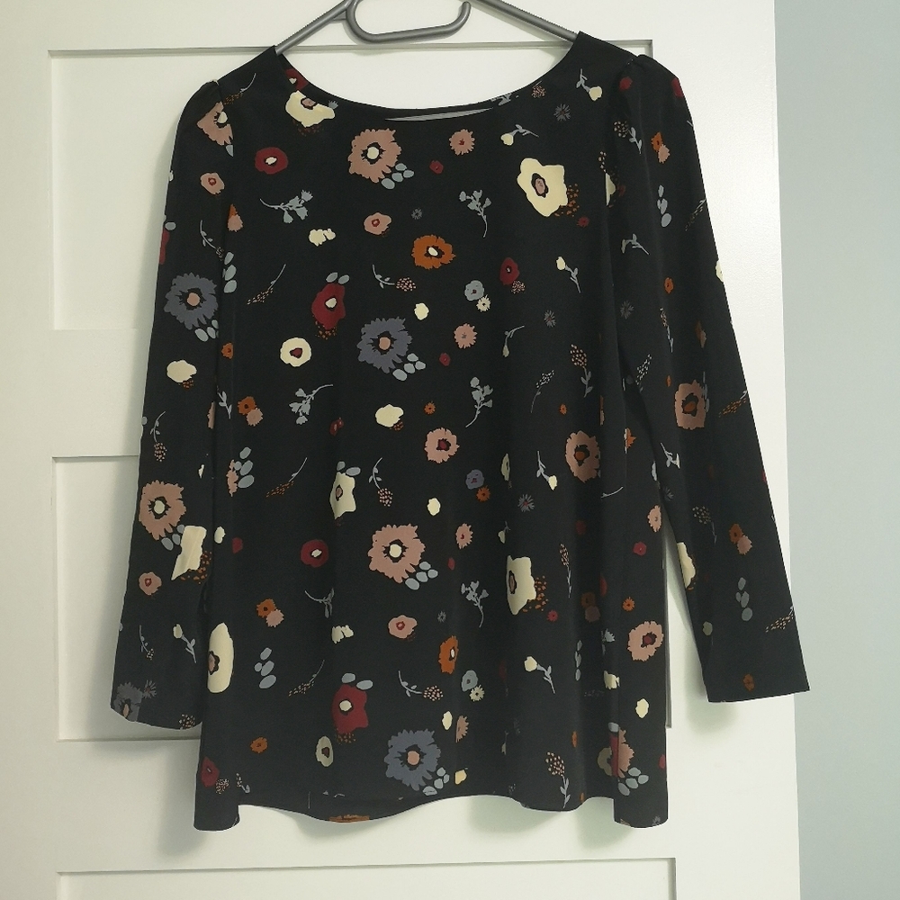 HATCH floral print blouse with bow